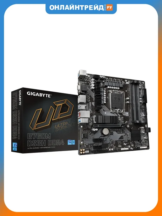 Материнская плата B760M DS3H DDR4 (LGA1700, mATX)